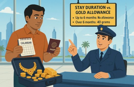 How Does Duration of Stay in Dubai Affect Gold Allowance