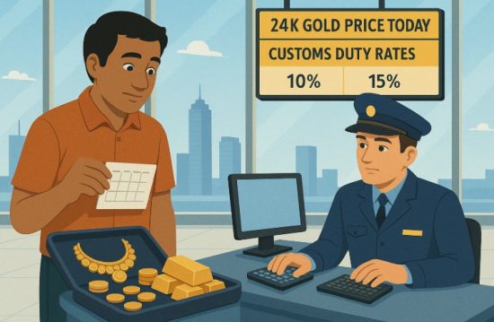 How Is Gold Customs Duty Calculated at Indian Airports