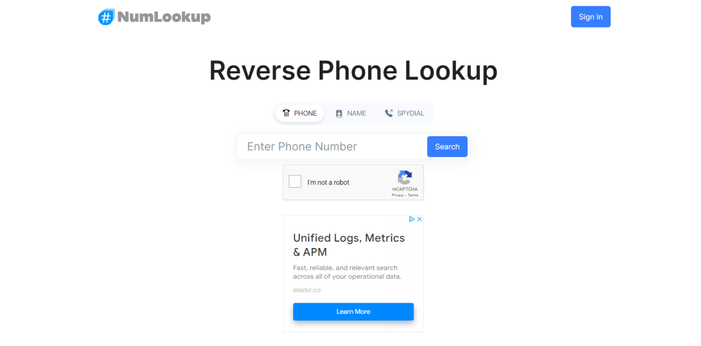 NumLookup