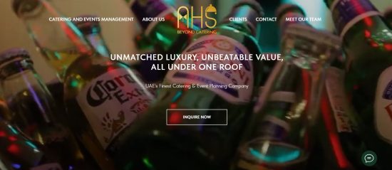 2. AHS Catering and Events in Dubai