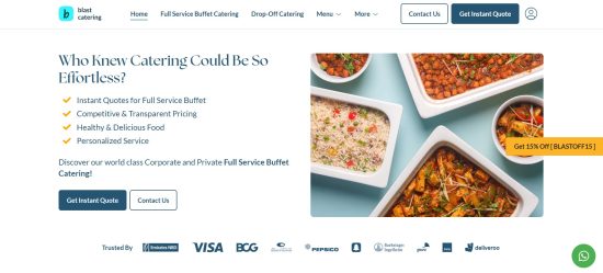 9. Blast Catering Services in Dubai