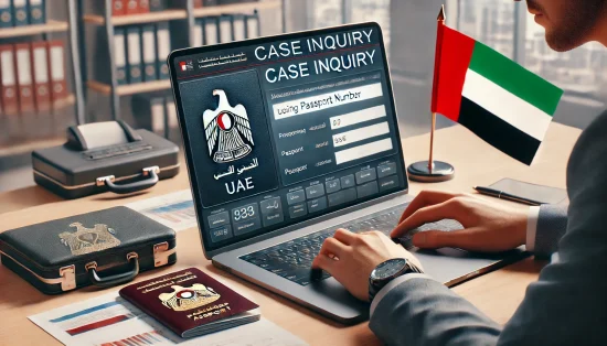 How to Perform a Case Inquiry by Passport Number in the UAE