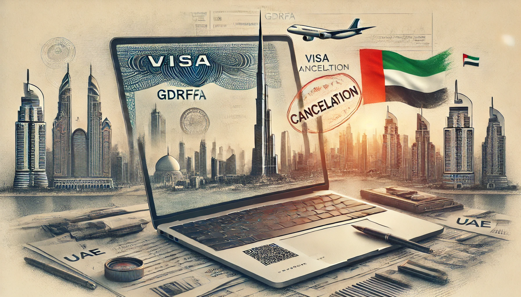 gdrfa visa cancellation status
