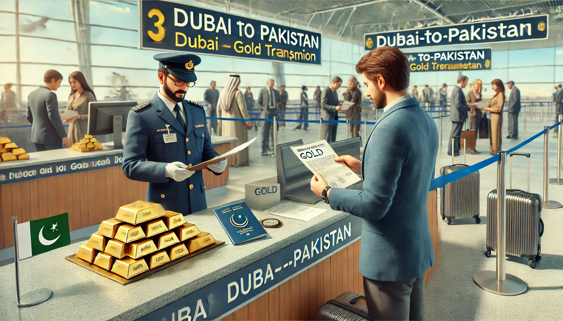 how much gold allowed from dubai to pakistan