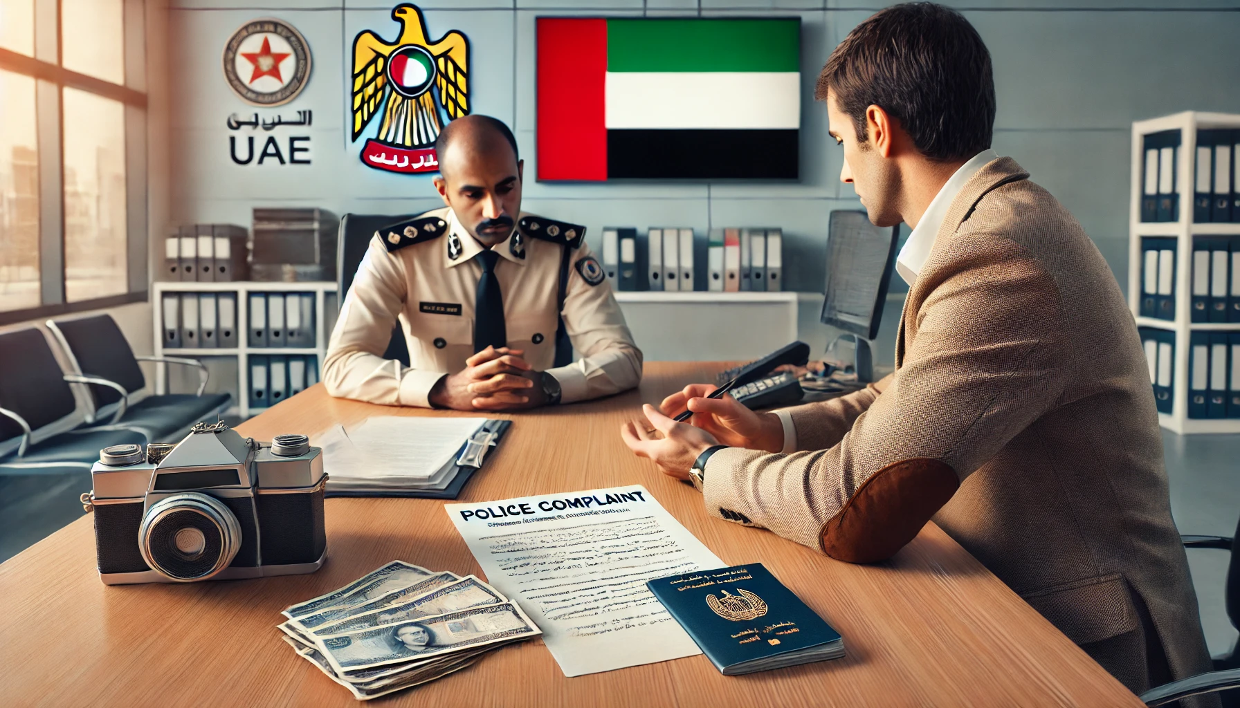 police complaint for not returning money uae