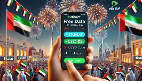 How Can You Activate Etisalat’s Free Data on National Day