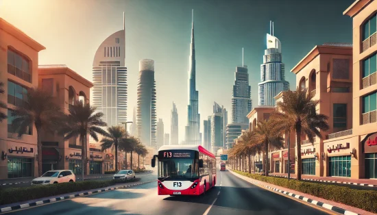 Overview of the F13 Bus Route