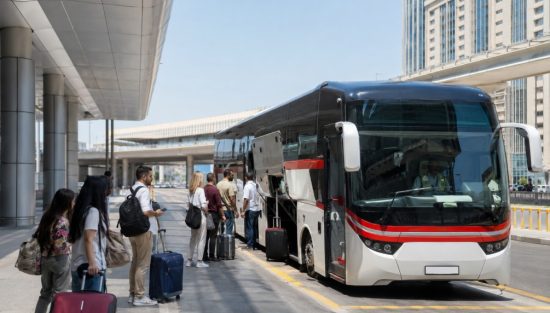 Where Is the Bus Pickup Point at Ibn Battuta