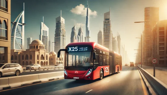 X25 Bus Route Overview