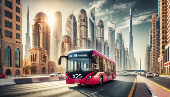 X25 Bus Stops – Key Locations