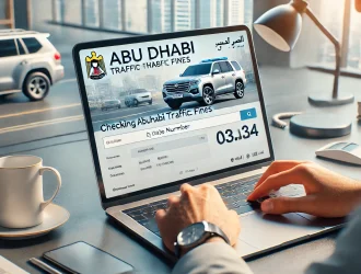 abu dhabi traffic fine check by plate number