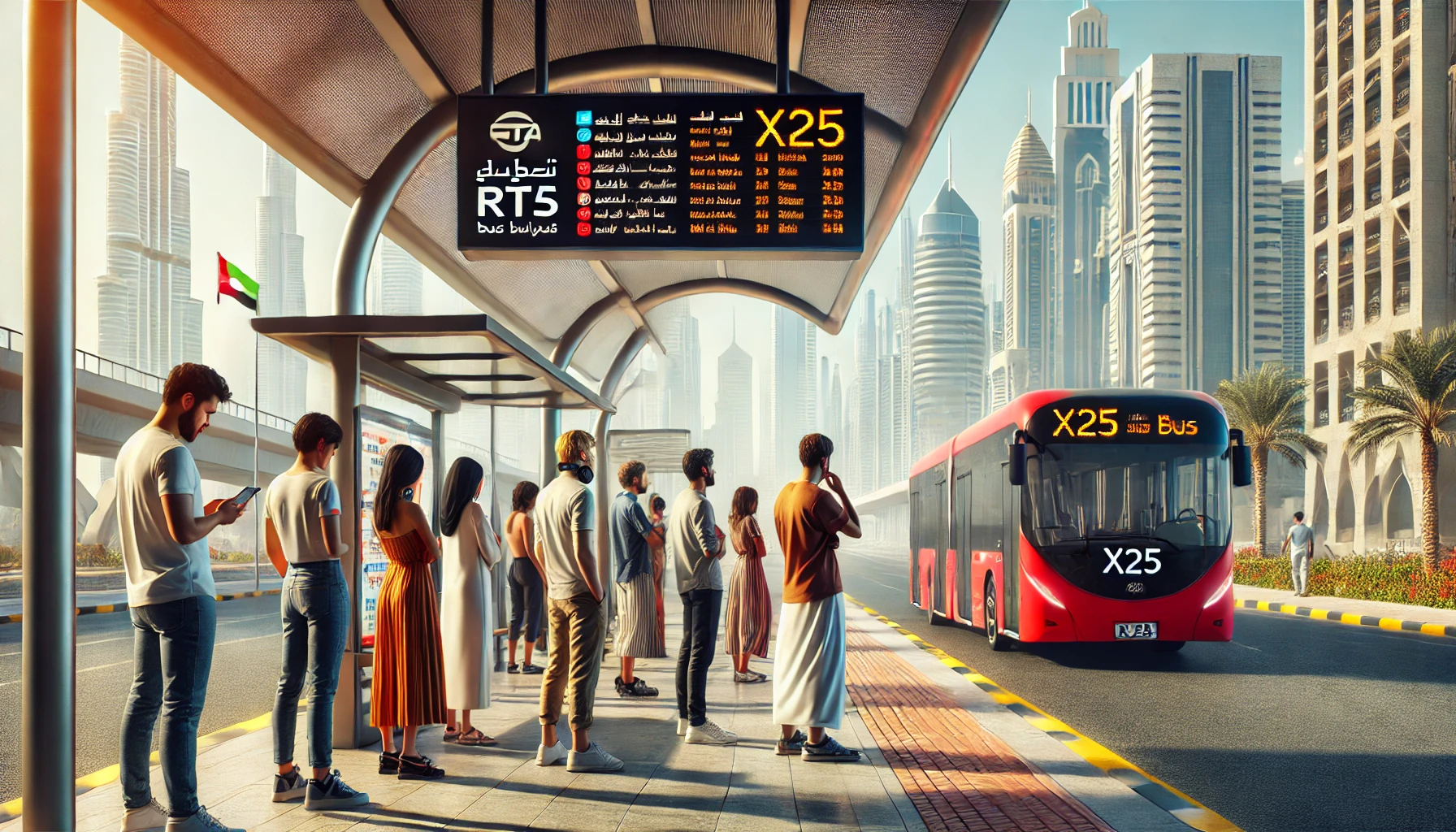 x25 bus timetable