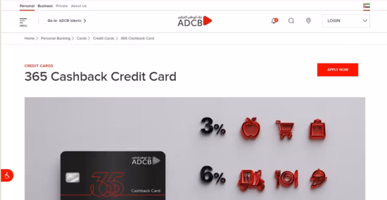 ADCB 365 Cashback