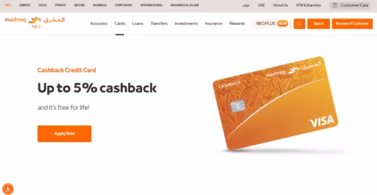 Mashreq Cashback