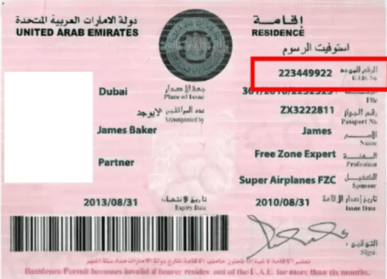 What is a UID Number in UAE
