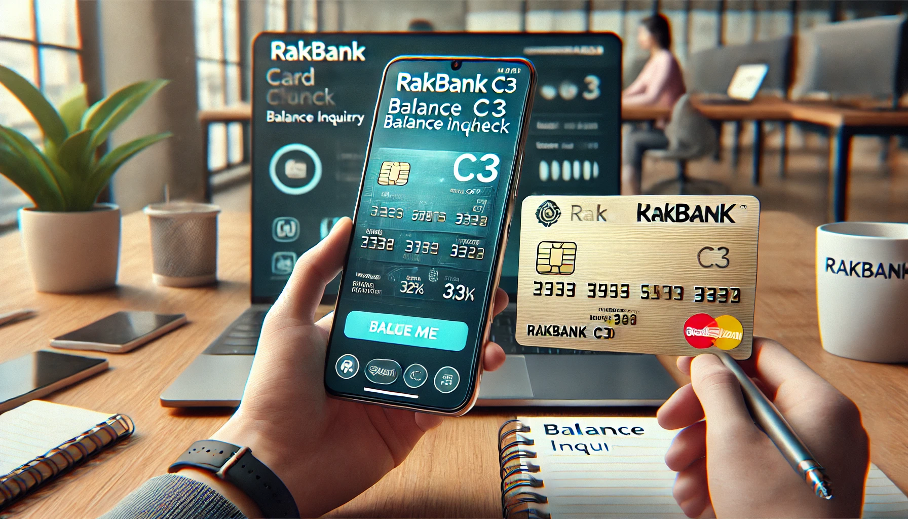 rakbank c3 card balance check