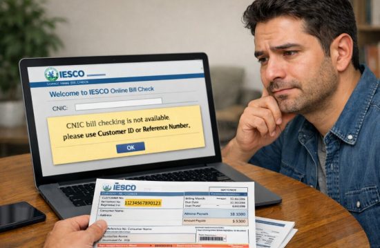 Why Is CNIC-Based IESCO Bill Checking Not Available