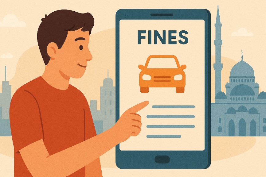 sharjah traffic fines check