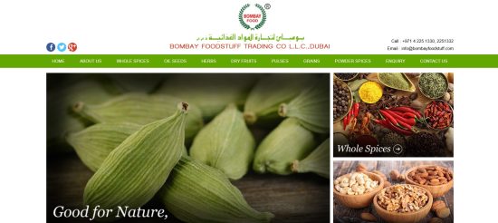 8. Bombay Foodstuff Trading Co. LLC