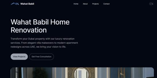 Wahat Babil Home Renovation