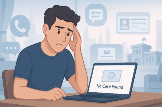 What Should You Do If No Case Status Appears Online