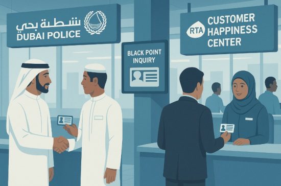 How to Check Black Points Offline in Dubai