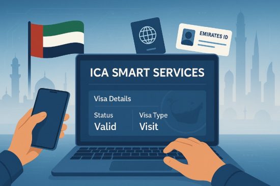 How to Check UAE Visa Validity Using ICA Smart Services