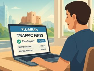 fujairah traffic fines check online