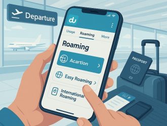 how to activate roaming in du