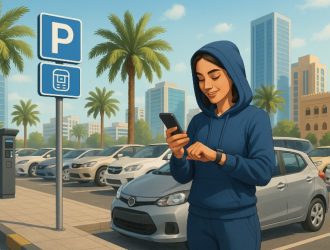 sharjah parking sms number