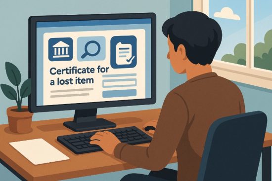 How Do You Apply for a Lost Item Certificate Online