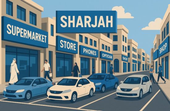 Which Areas in Sharjah Require Paid Parking on Fridays