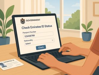how to check emirates id status with passport number