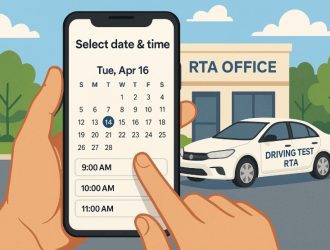rta road test booking
