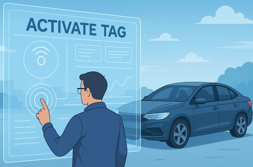 how to activate salik tag