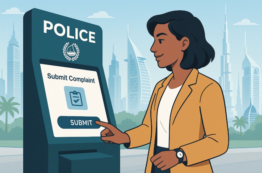 how to report a scammer to the police in dubai
