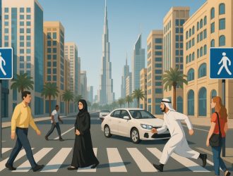 jaywalking fine in dubai