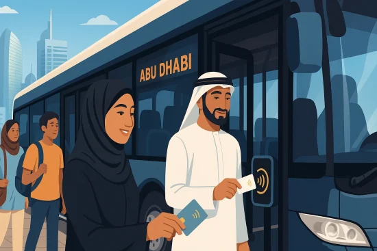 What Is the Hafilat Bus Card in Abu Dhabi
