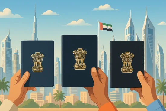 indian passport designs uae