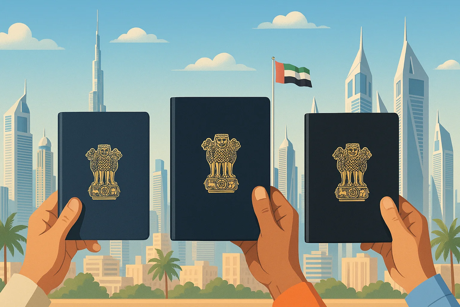 indian passport designs uae