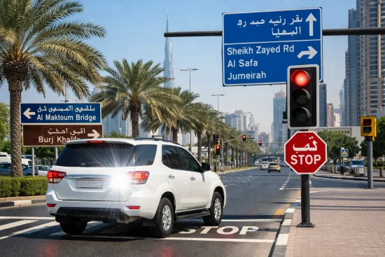 How Do You Know If You Jumped a Red Light in Dubai