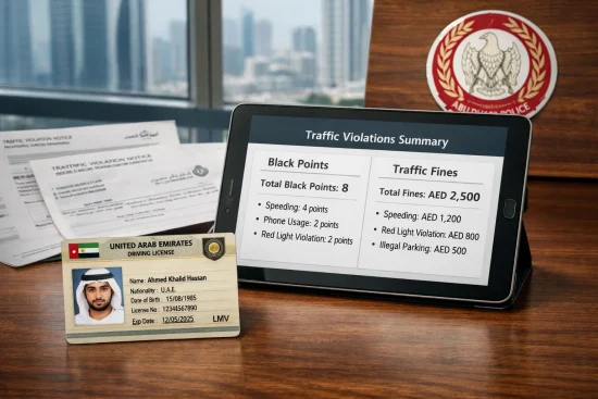 Is My Driving Record Affected by Red Light Fines in the UAE