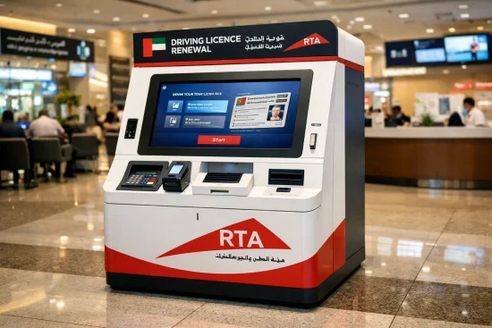 What Is an RTA Driving Licence Renewal Machine