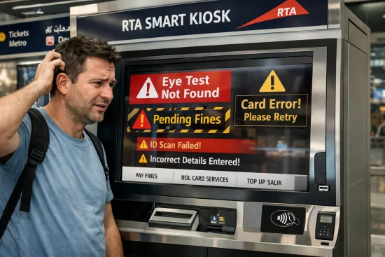 What Should You Avoid When Using the RTA Smart Kiosk for Licence Renewal