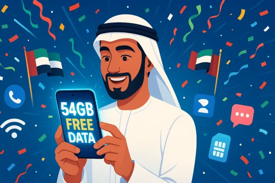 What is the Free 54GB Data Etisalat Offer for Eid Al Etihad