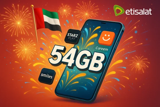 free 54gb data etisalat