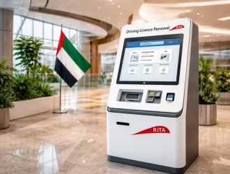 rta driving licence renewal machine