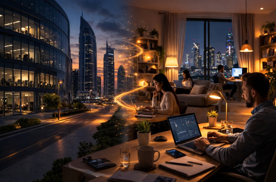 uae work from home due to war