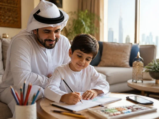 How does the UAE social media ban support child digital safety?
