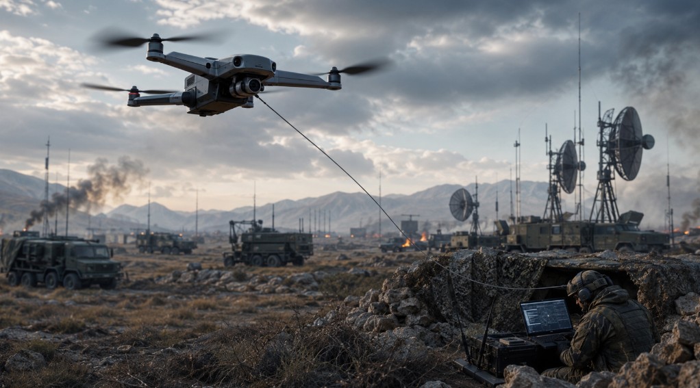 Only UAV That Works Inside an Active EW Zone